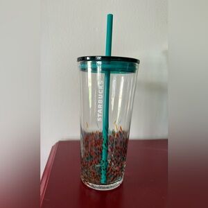 STARBUCKS GLASS TUMBLER!!!